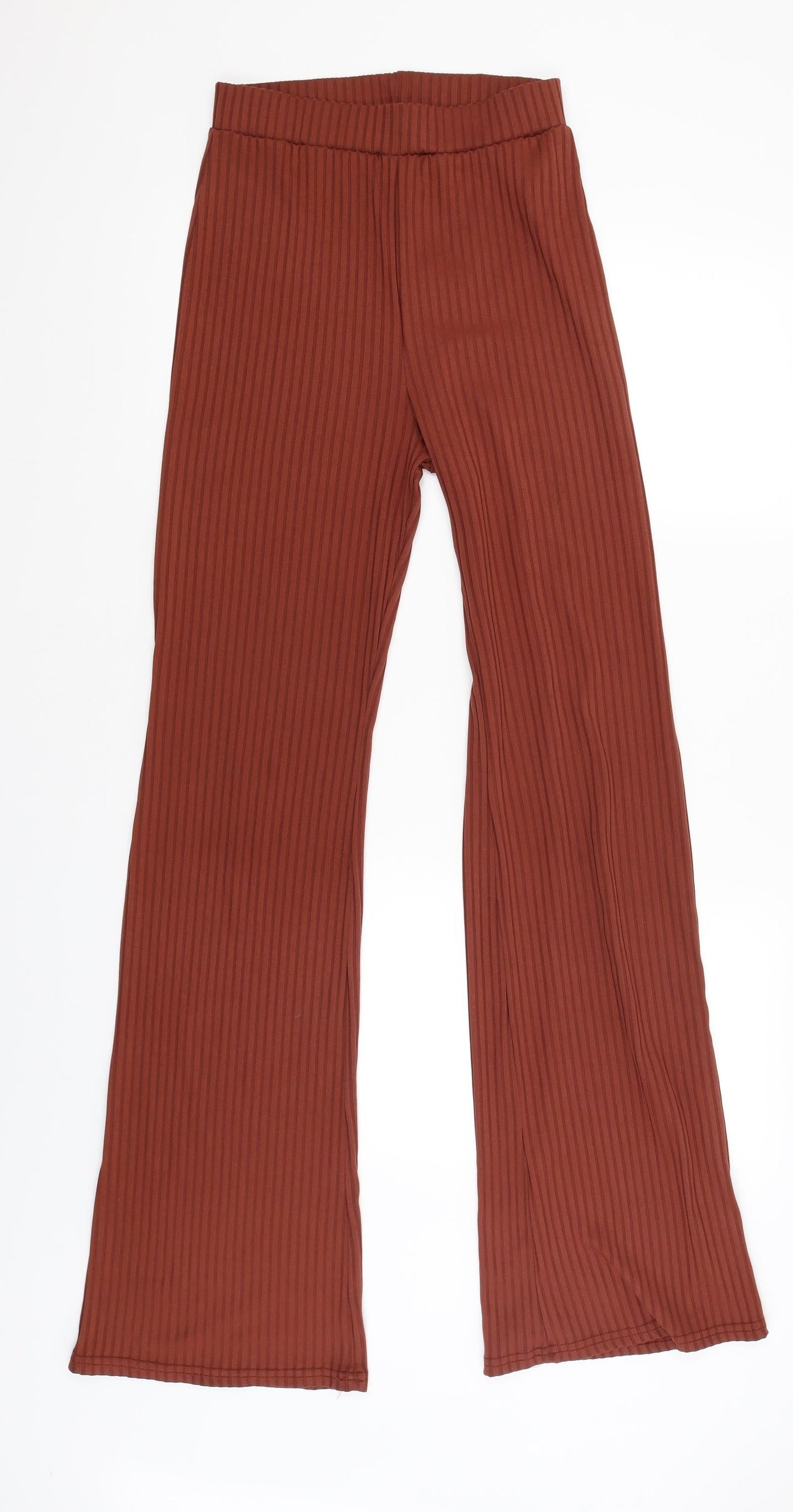 Club London Womens Brown   Capri Trousers Size 8 L35 in