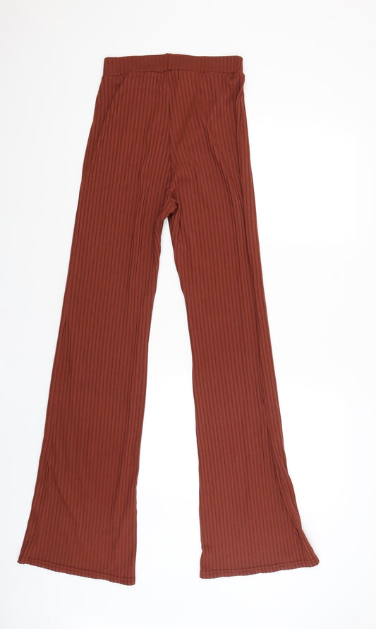 Club London Womens Brown   Capri Trousers Size 8 L35 in