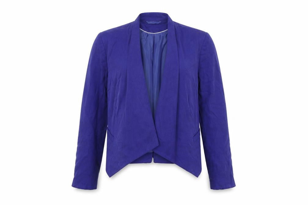 Marks and Spencer Womens Blue   Jacket Blazer Size 14