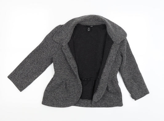 H&M Womens Grey   Jacket Coat Size S