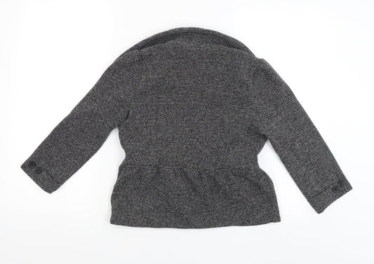 H&M Womens Grey   Jacket Coat Size S