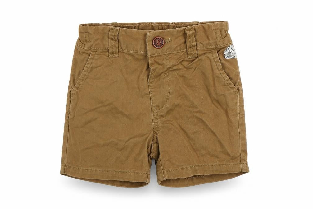 Front view of Next Baby Brown Cargo Trousers, size 12-18, Months