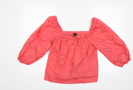 New Look Womens Pink   Basic Blouse Size 12