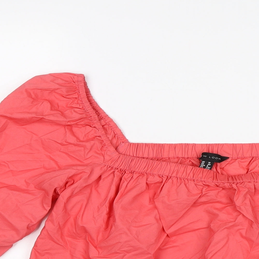 New Look Womens Pink   Basic Blouse Size 12
