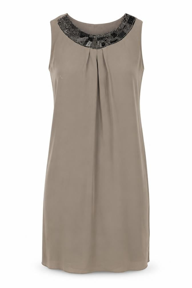 Senzatempo Womens Beige   Shift  Size M