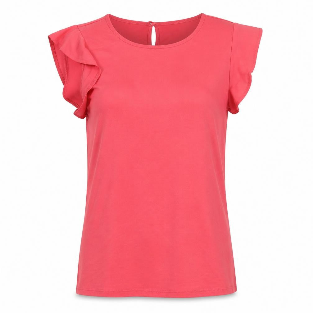 New Look Womens Pink   Basic Blouse Size 10