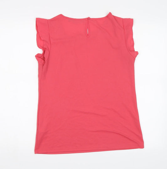 New Look Womens Pink   Basic Blouse Size 10