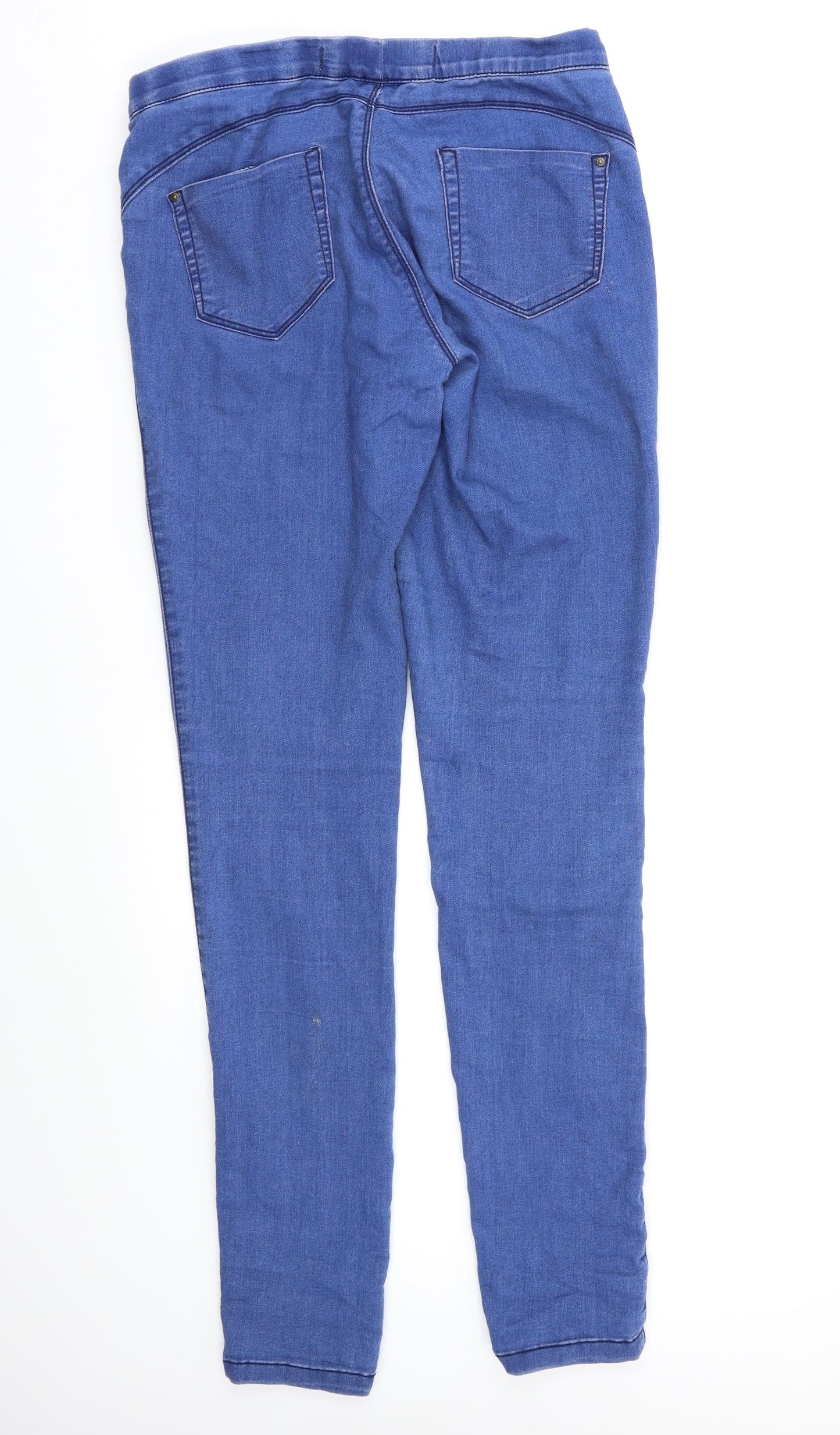Denim & Co. Womens Blue   Jegging Jeans Size 10 L26 in