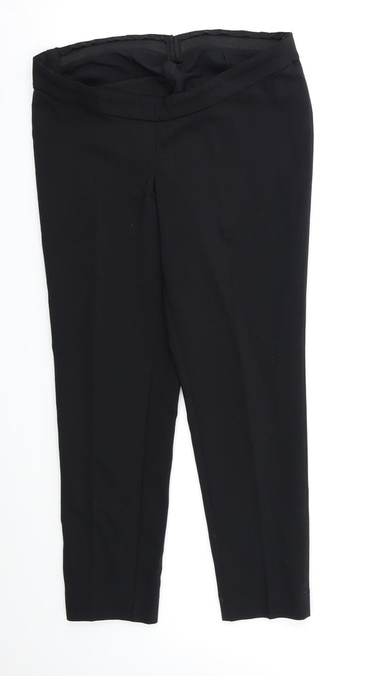 Preworn Womens Black   Dress Pants Trousers Size 14 L26 in