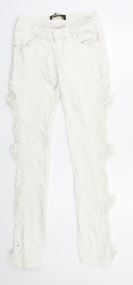 Realty jeans Womens White   Skinny Jeans Size 8 L29 in