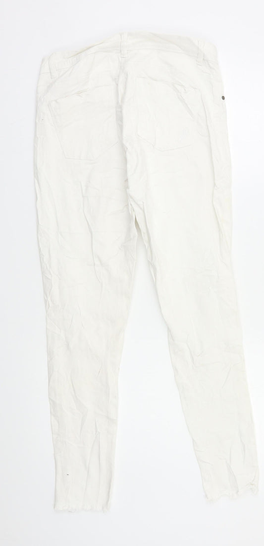 Prew Womens White   Skinny Jeans Size 8 L27 in