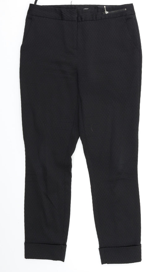 NEXT Womens Black   Dress Pants Trousers Size 8 L25 in