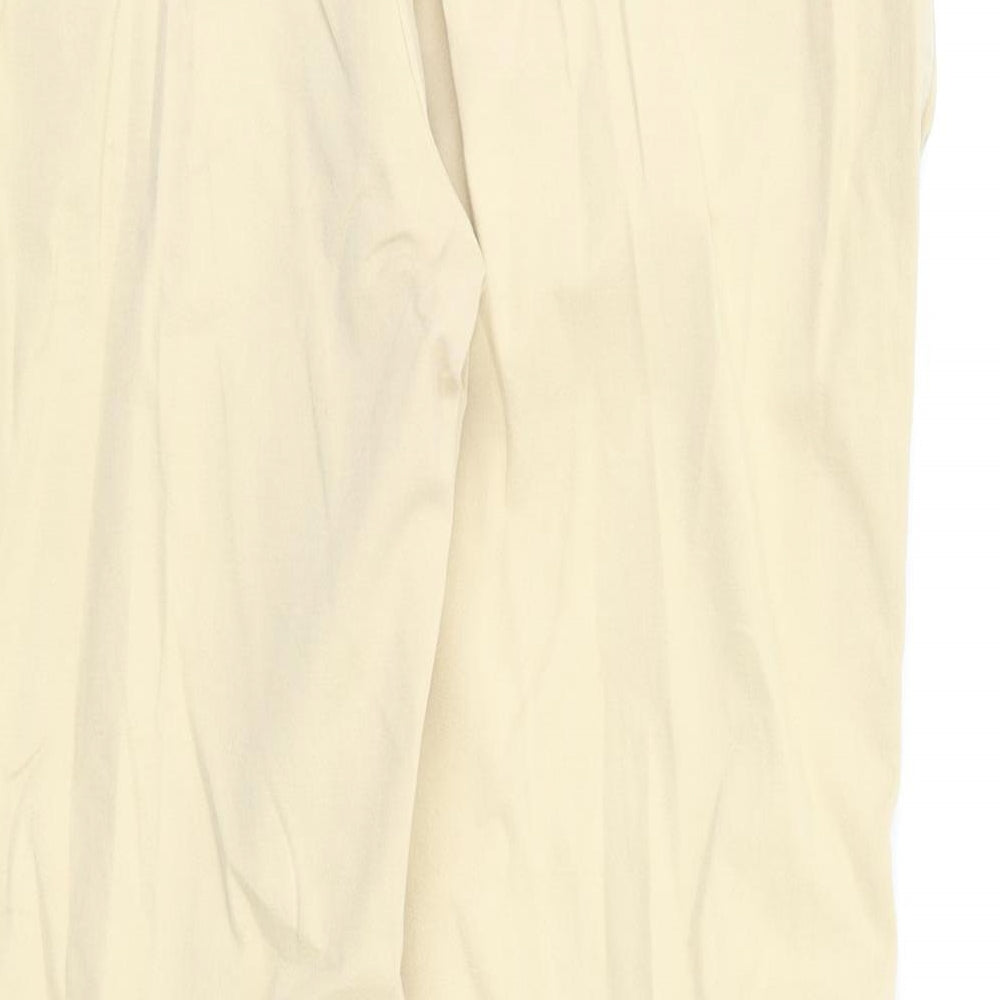 Zara Womens Beige   Trousers  Size 14 L27 in