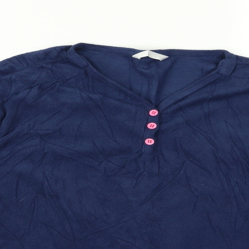 Preworn Womens Blue   Basic T-Shirt Size 10