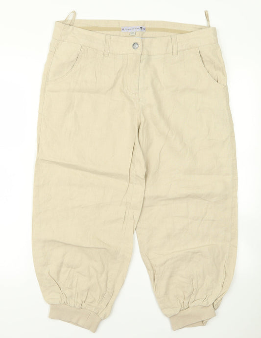 Preworn Womens Beige   Trousers  Size 12