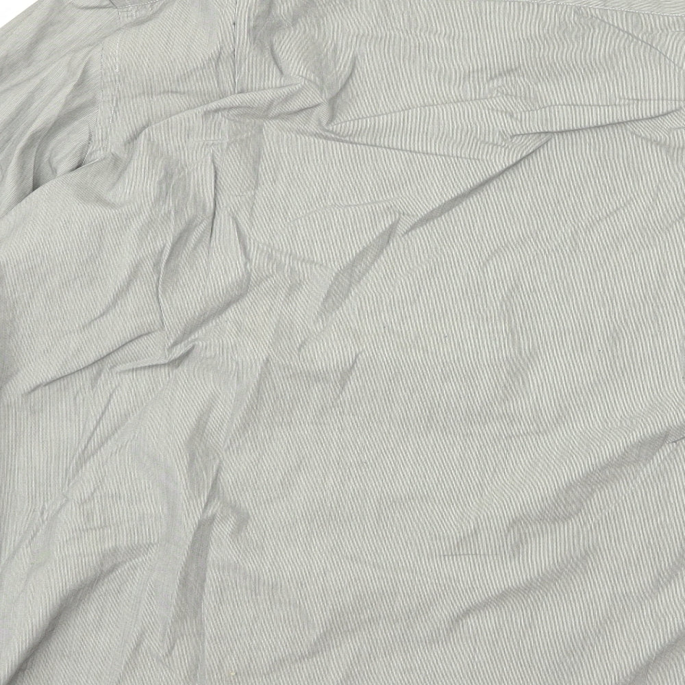 NEXT Mens Grey    Button-Up Size 17