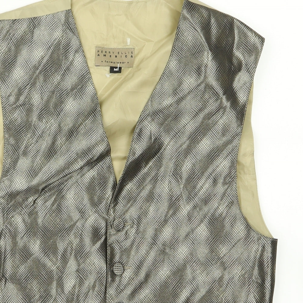 lperry ellis Mens Brown   Gilet Jacket Size M