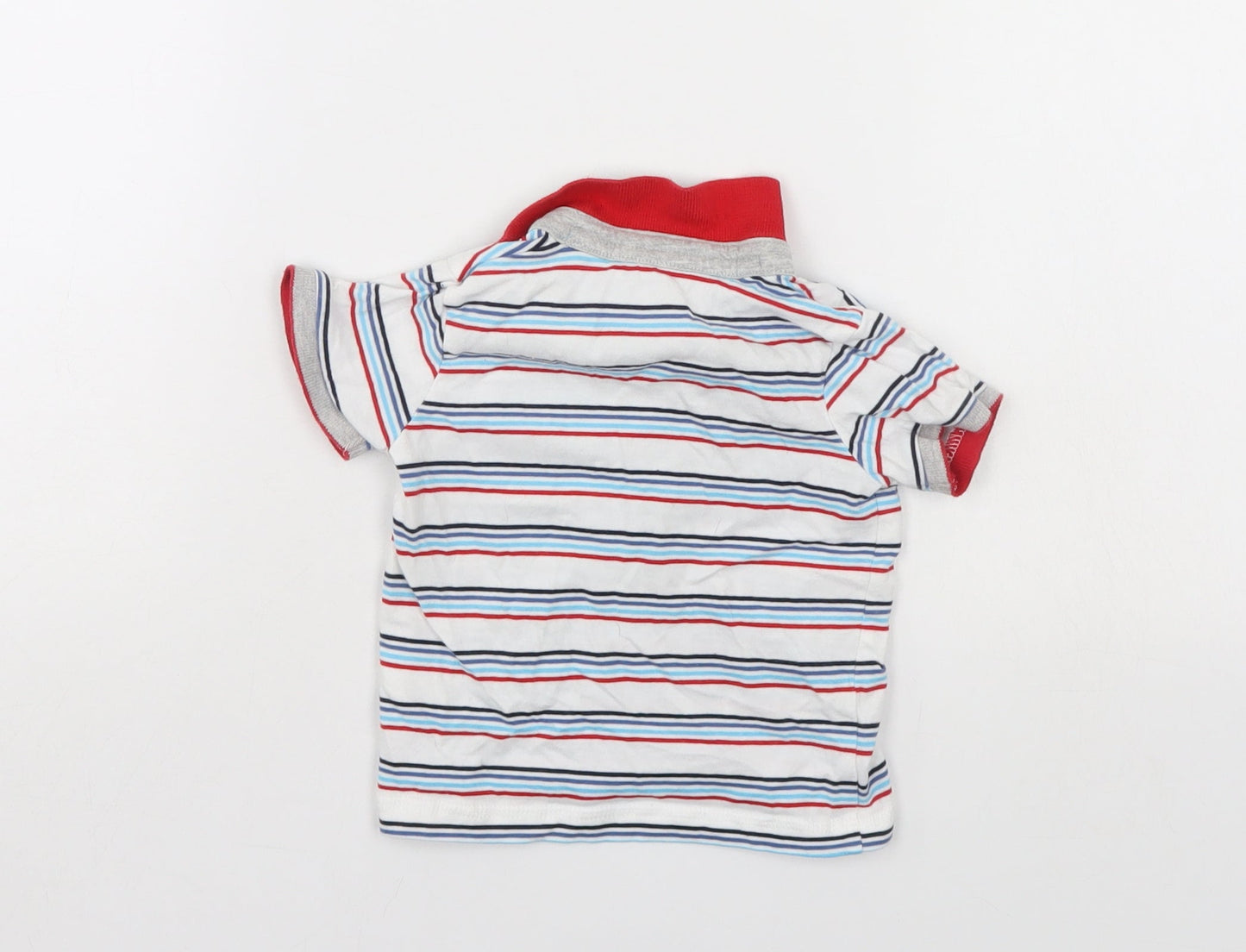 George Boys Multicoloured Striped  Pullover Polo Size 3-6 Months