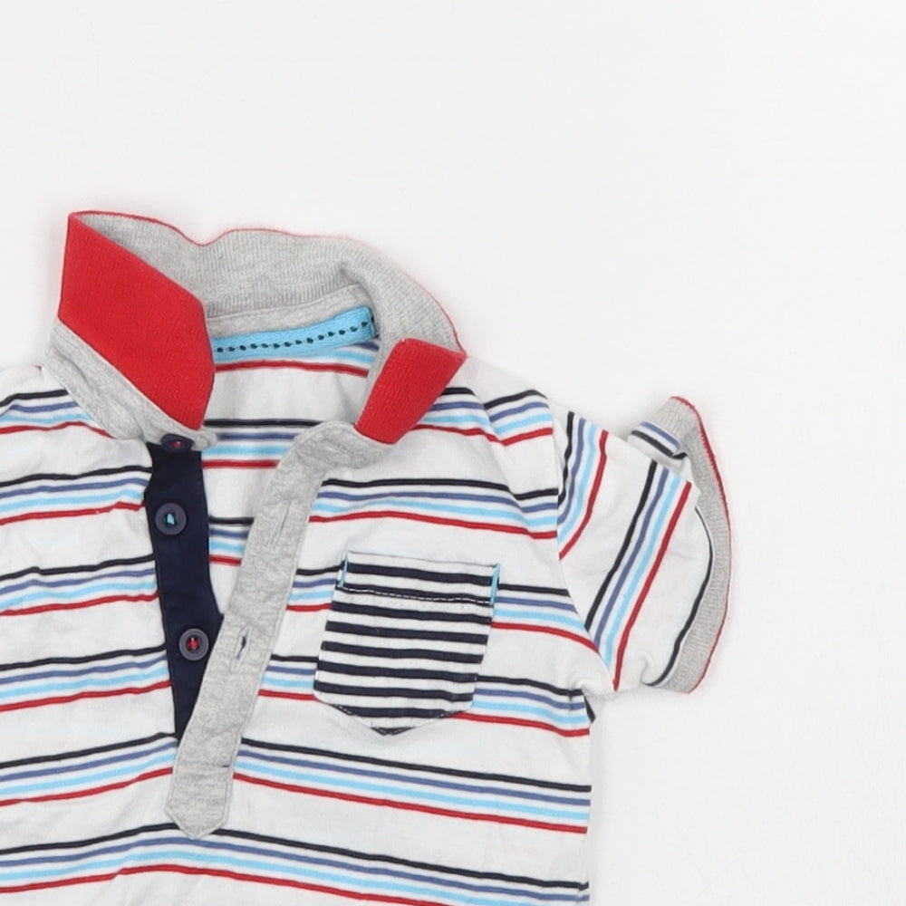George Boys Multicoloured Striped  Pullover Polo Size 3-6 Months