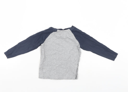 Nutmeg Boys Multicoloured   Henley Jumper Size 12-18 Months