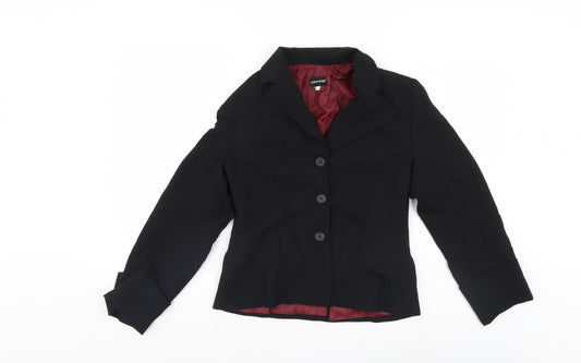 angelo di nepi Womens Black   Jacket Suit Jacket Size 12