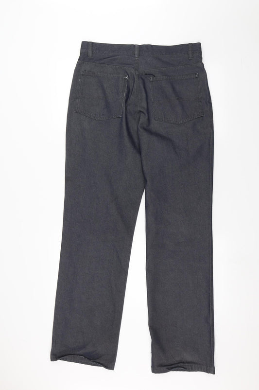 Preworn Mens Grey   Straight Jeans Size 32 in L32 in