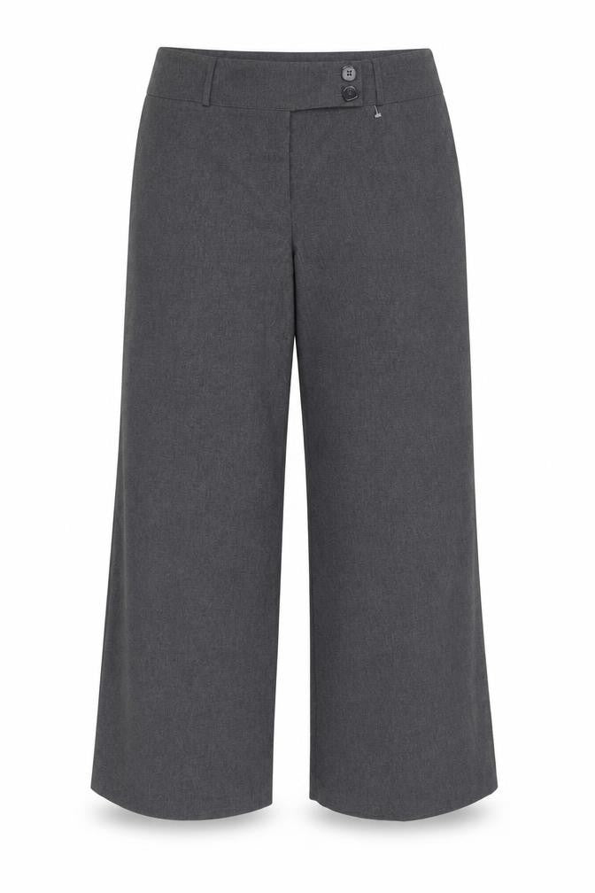 La Moda Womens Grey   Trousers  Size 16 L27 in