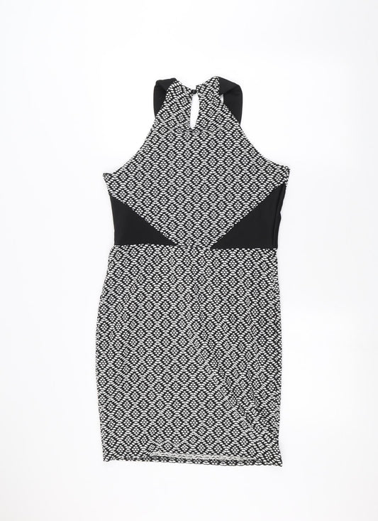 Select Womens Black   Pencil Dress  Size 14