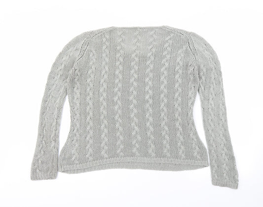 Preworn Womens Grey   Pullover Jumper Size L