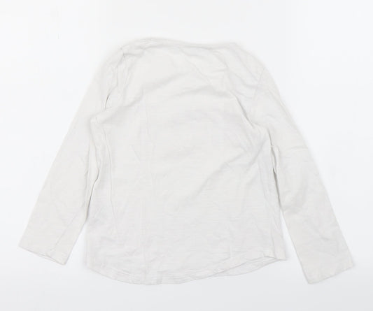 i love girlswear Girls White   Basic T-Shirt Size 7 Years  - girls we are the future