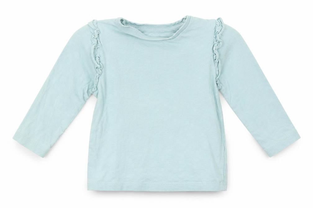 Front view of Matalan Baby Blue Basic T-Shirt, size 9-12, Months