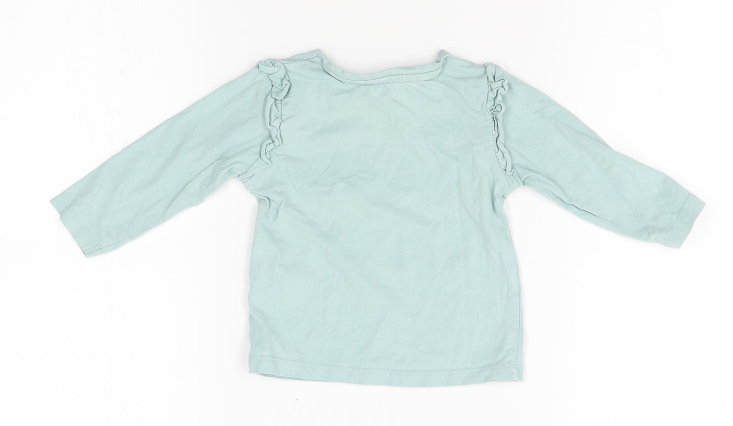 Matalan Baby Blue   Basic T-Shirt Size 9-12 Months