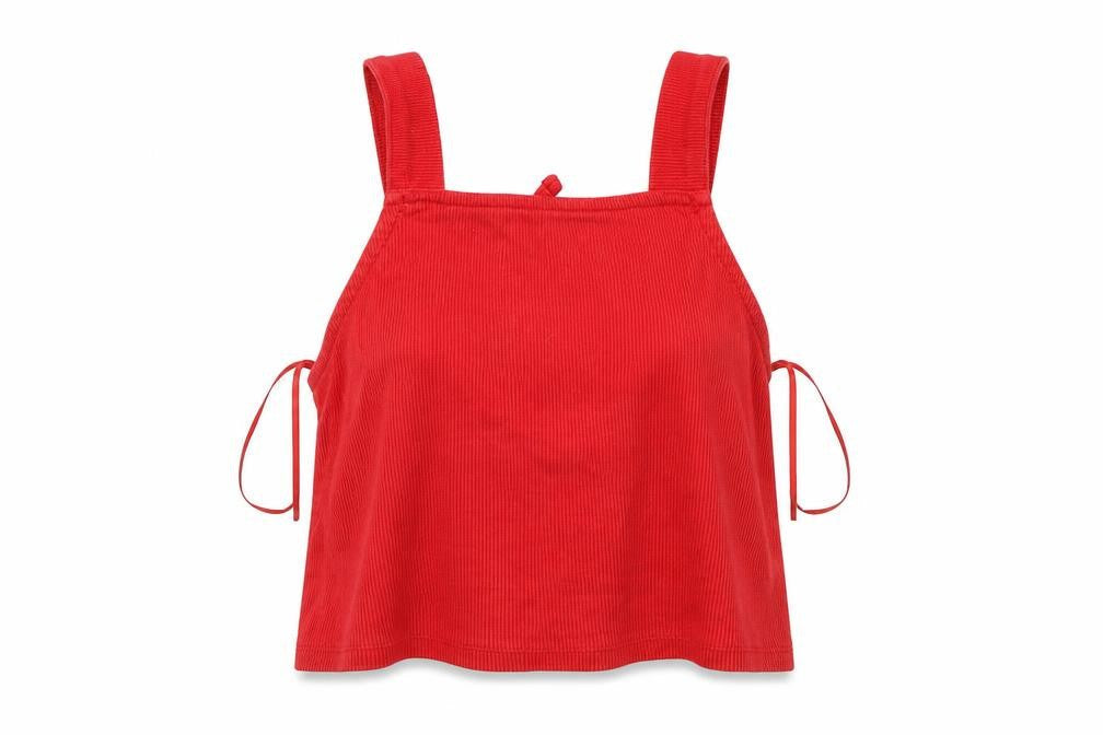 New Look Womens Red   Cropped Tank Size 10