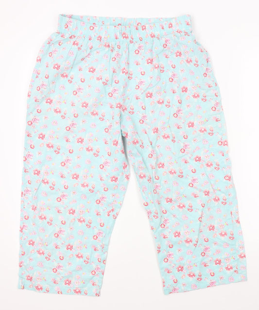 Matalan Womens Blue Floral   Pyjama Pants Size 12