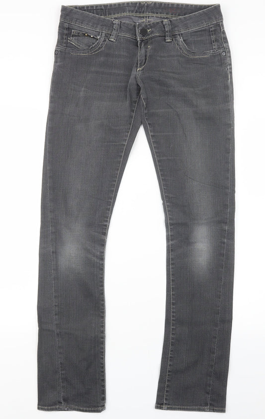 Cross Womens Grey  Denim Straight Jeans Size 33 in L33 in