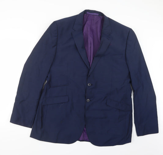 Marks and Spencer Mens Blue   Jacket Suit Jacket Size 42