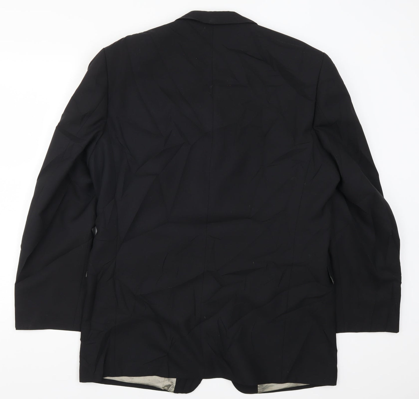 Lino Vierra Mens Black   Jacket Suit Jacket Size 42