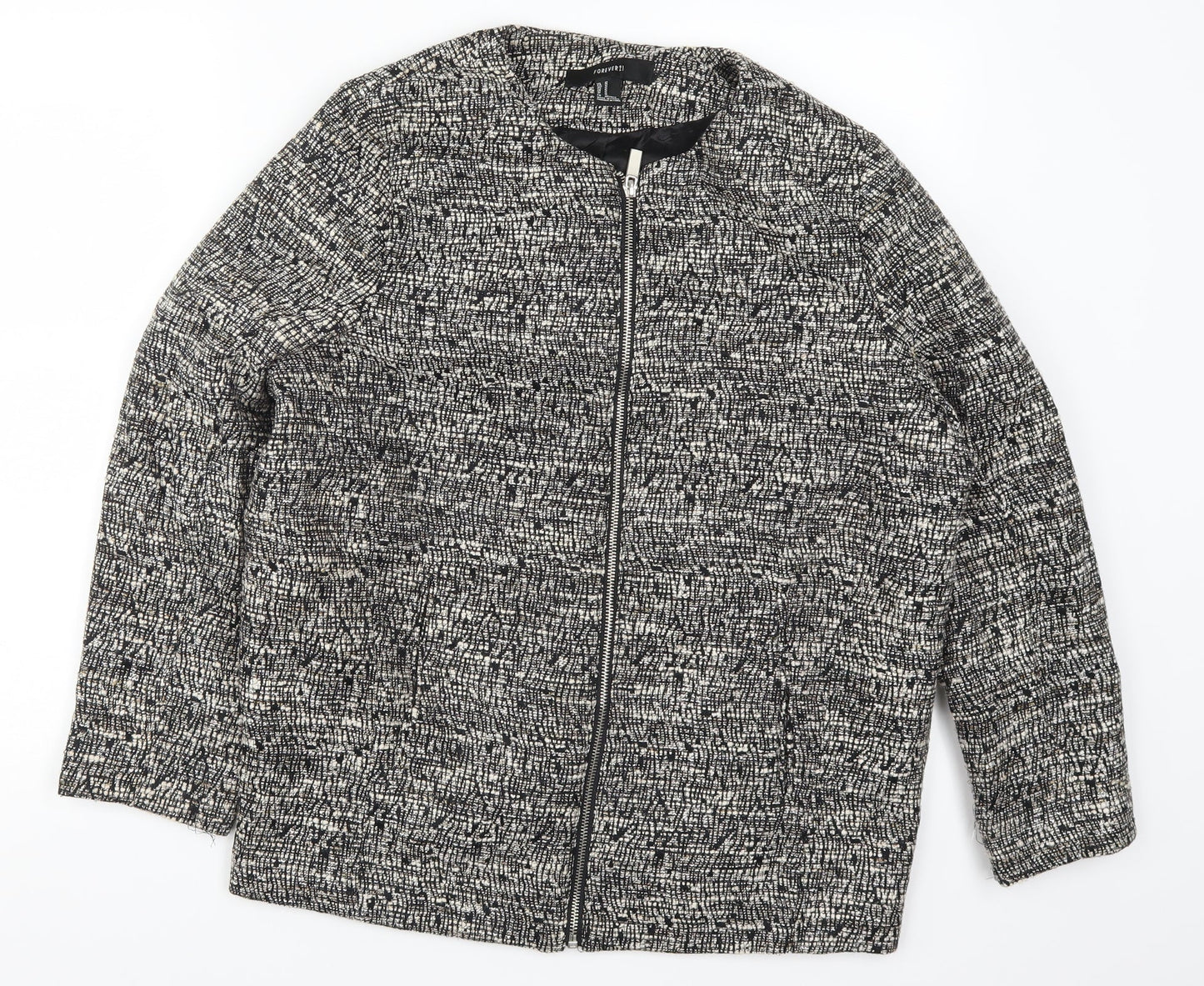 FOREVER 21 Womens Grey   Jacket  Size M