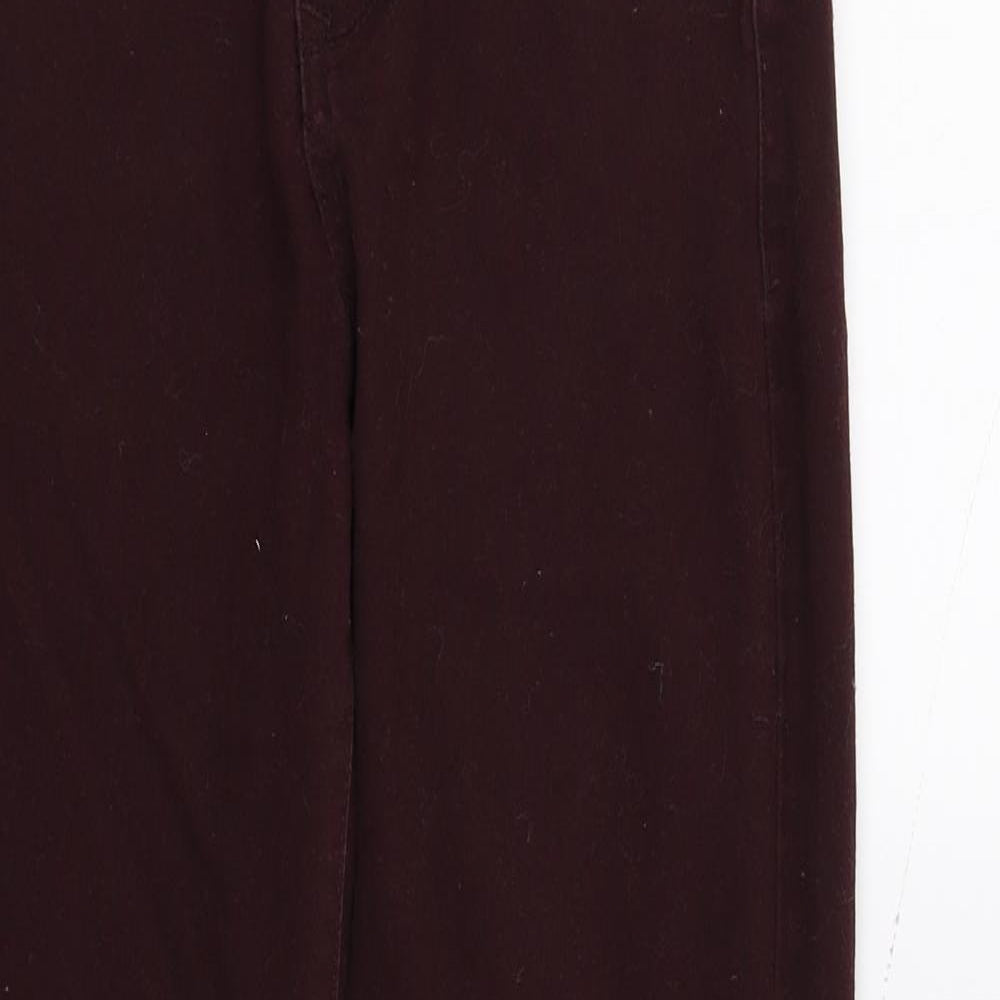 DenimCo Womens Purple  Denim Skinny Jeans Size 10 L28 in