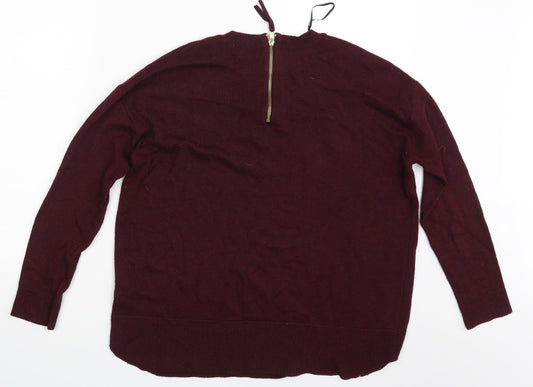 H&M Womens Purple   Pullover Sweatshirt Size M