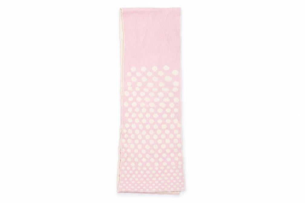 Preworn Girls Pink Polka Dot  Scarf Scarves & Wraps One Size