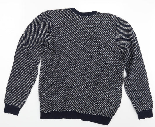 Limited  Edition  Mens Blue   Pullover Jumper Size XL