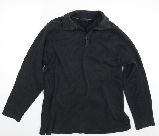 Throttle Man Mens Black   Pullover Jumper Size M