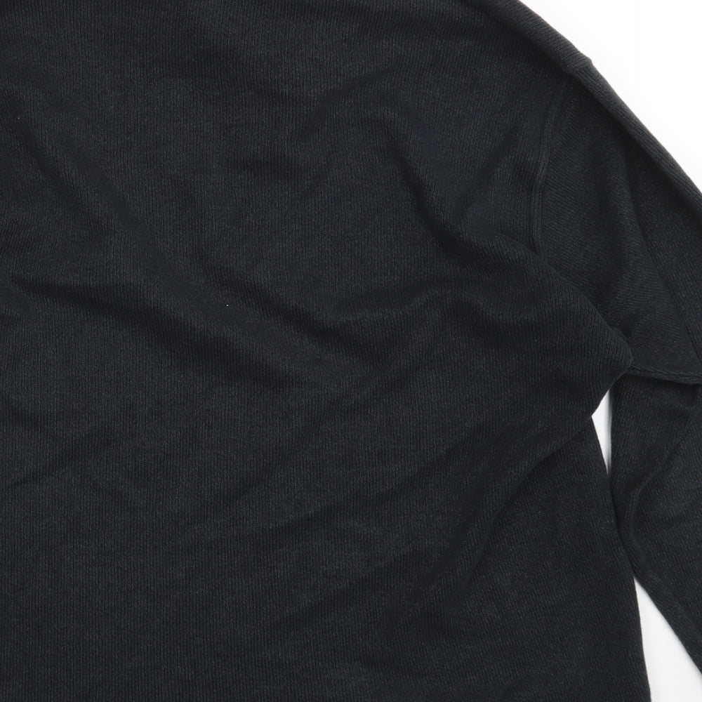 Throttle Man Mens Black   Pullover Jumper Size M