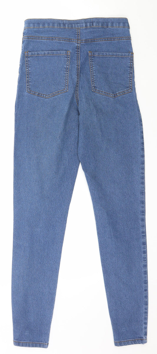 Denim & Co. Womens Blue  Denim Skinny Jeans Size 8 L29 in