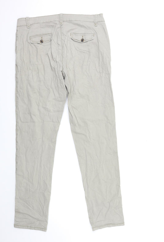 Tchibo Womens Grey   Chino Trousers Size 32 in L30 in