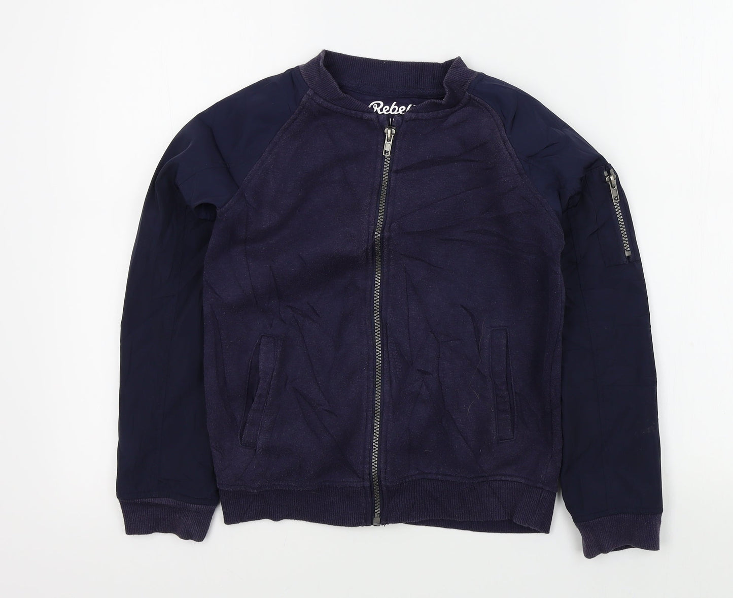 Primark Boys Blue Colourblock  Jacket  Size 10 Years