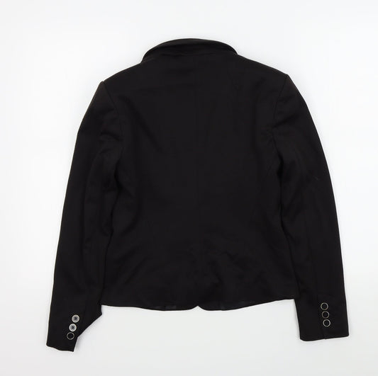 Linea Womens Black   Jacket  Size 8