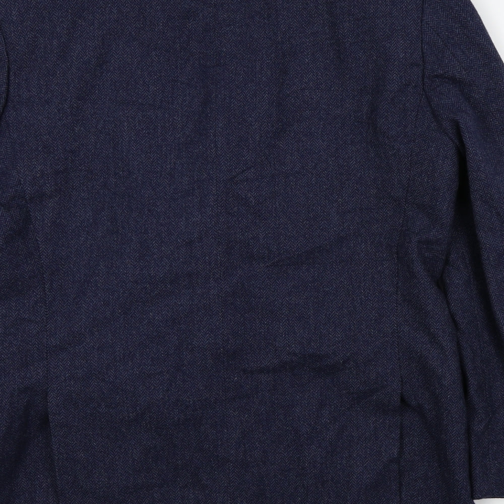 Debemhams Mens Blue   Jacket Suit Jacket Size L
