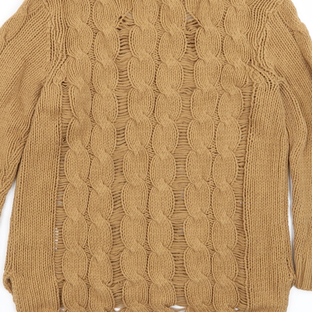 H&M Womens Brown   Pullover Jumper Size XS